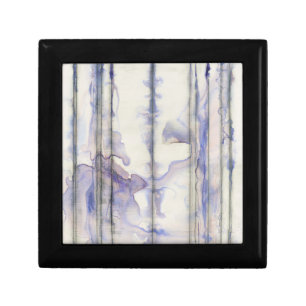 Violet Free Expression Watercolor Jewelry Box