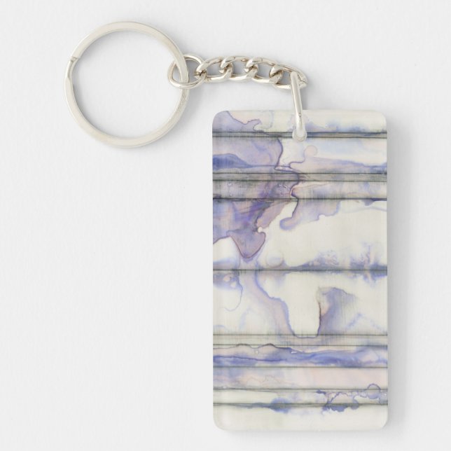 Violet Free Expression Watercolor Keychain (Front)