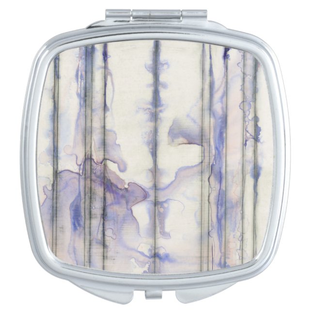 Violet Free Expression Watercolor Mirror For Makeup (Front)