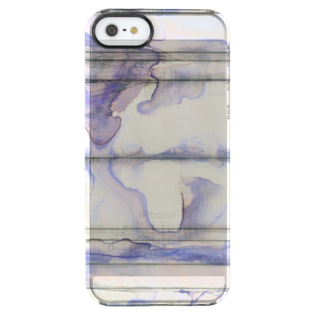 Violet Free Expression Watercolor Uncommon iPhone Case (Back)