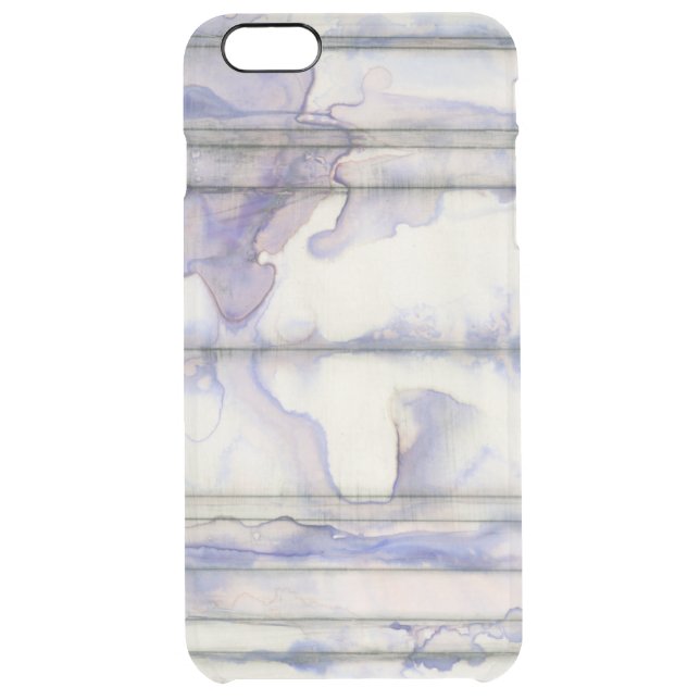Violet Free Expression Watercolor Uncommon iPhone Case (Back)