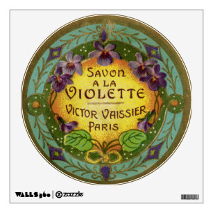 Violet French Perfume Wall Decal