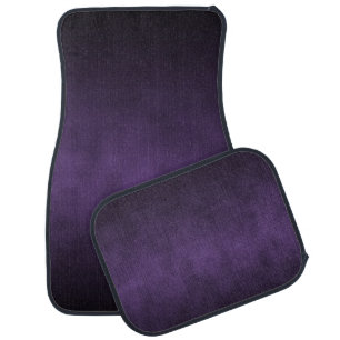 Violet Gothic Ombre Background Art Car Mat