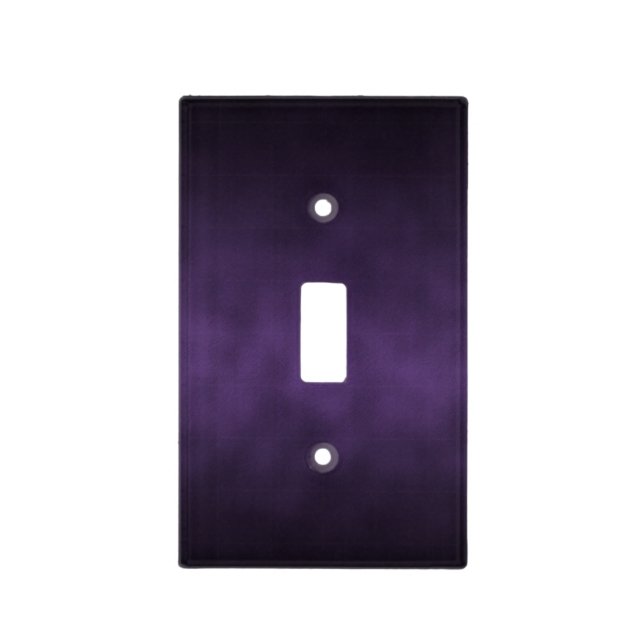 Violet Gothic Ombre Background Art Light Switch Cover (Front)
