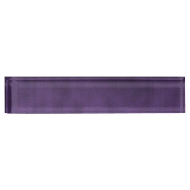 Violet Gothic Ombre Background Art Name Plate (Front)