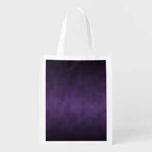 Violet Gothic Ombre Background Art Reusable Grocery Bag