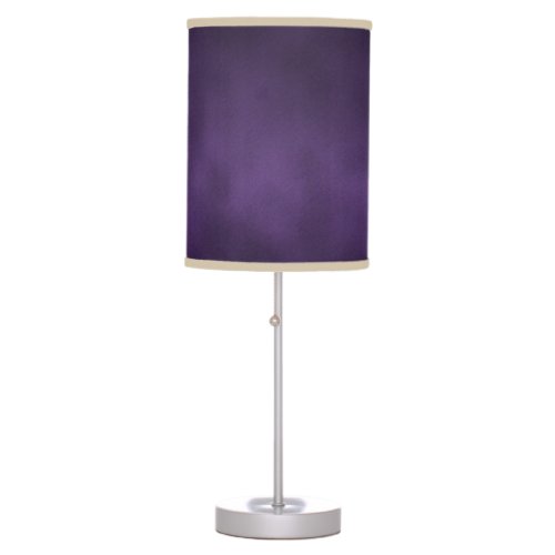 Violet Gothic Ombre Background Art Table Lamp