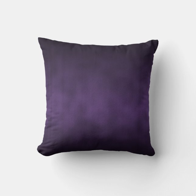 Violet Gothic Ombre Background Art Throw Pillow (Front)