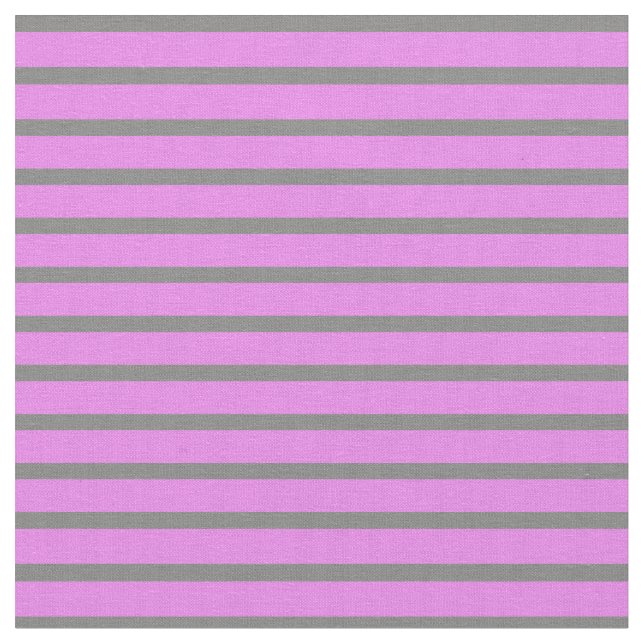 Violet & Gray Lined/Striped Pattern Fabric (Close Up)