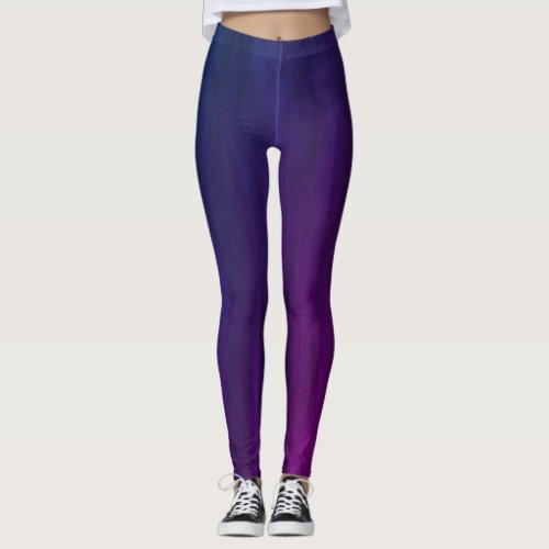 Violet Grunge Ombr Leggings