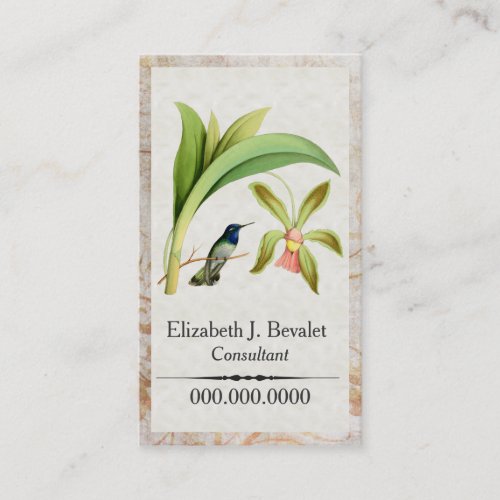 Violet Headed Hummingbird Business Cards