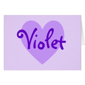 Violet Heart by purplestuff at Zazzle