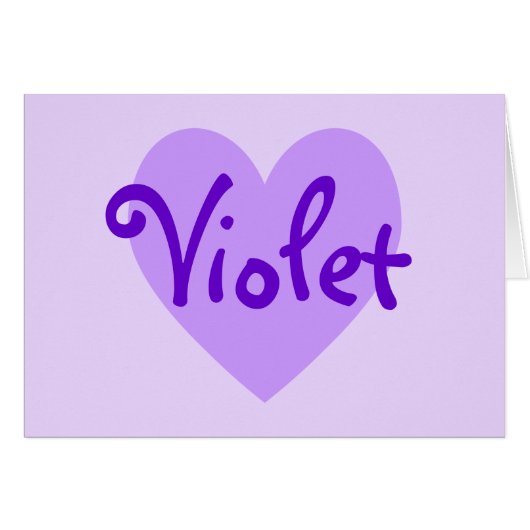 Violet Heart (Front Horizontal)