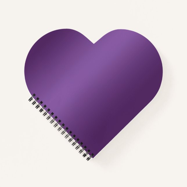 Violet Heart Notebook (Front)