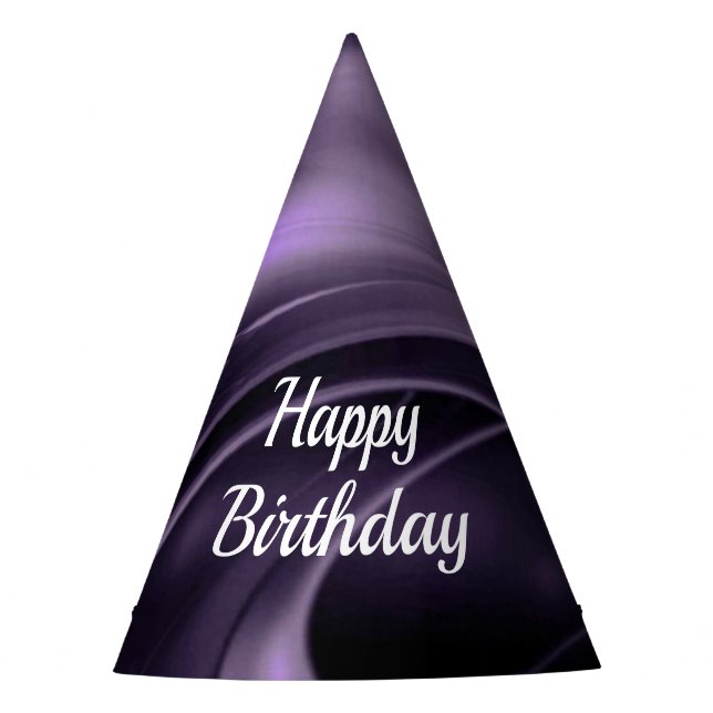 Violet Heaven Birthday Party Hat (Front)
