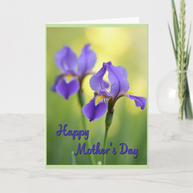 Violet Hues Mothers Day Card (Front)