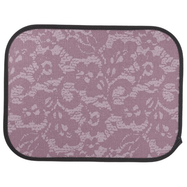 Violet lace car mat (Rear)