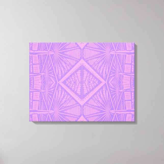 VIOLET LACE - Digital Fractal Art - Canvas Print (Front)