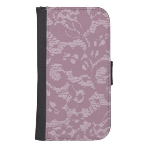 Violet lace phone wallet