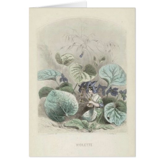 Violet Les Fleurs Cards (Front)