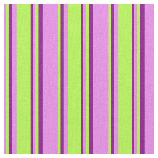 Violet, Light Green, and Purple Pattern Fabric