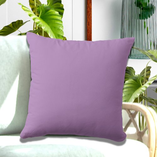 Violet light purple solid color pillow