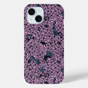 Violet Lilac garden iPhone 15 Case
