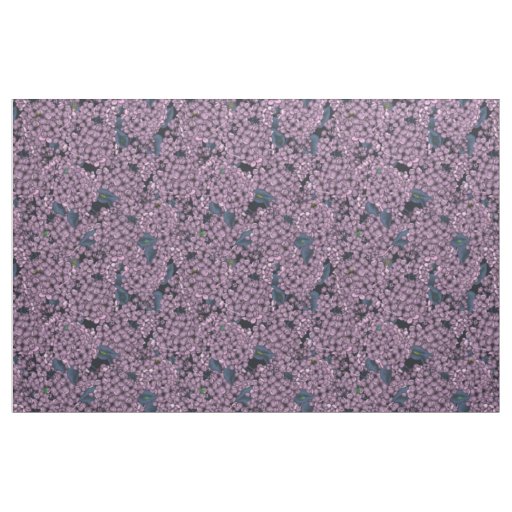 Violet Lilac garden Fabric
