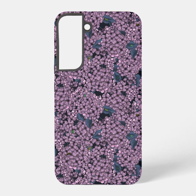 Violet Lilac garden Samsung Galaxy Case (Back)