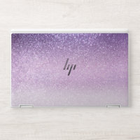 Violet Lilac Pastel Purple Triple Glitter Ombre