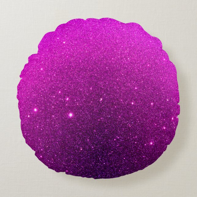 Violet luxury texture. Violet holiday background.  Round Pillow (Front)