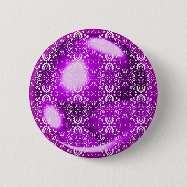 Violet metal ball button (Front)