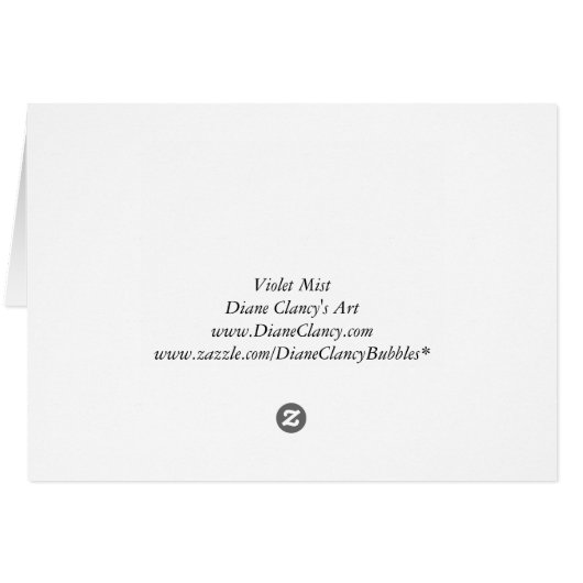 Violet Mist - Cyan and Purple Abstract Light (Back Horizontal)