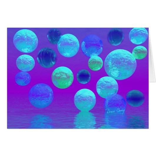 Violet Mist - Cyan and Purple Abstract Light (Front Horizontal)