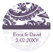 violet Monogram label