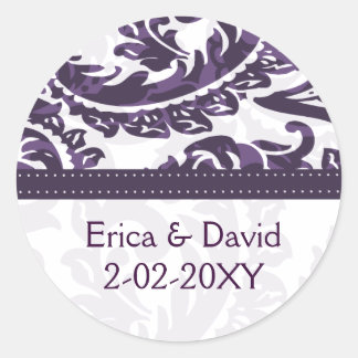 violet Monogram label