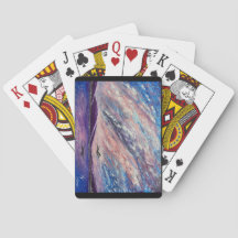 Violet Nights Playing Cards