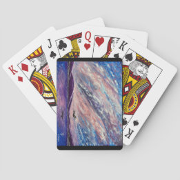 Violet Nights Playing Cards