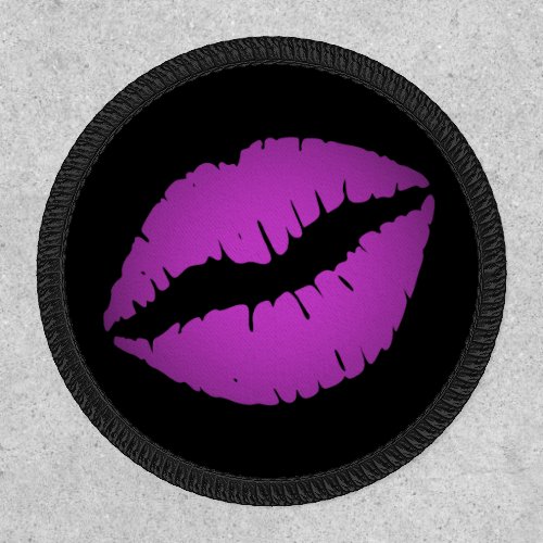 Violet Ombre Lipstick Kiss Black Patch
