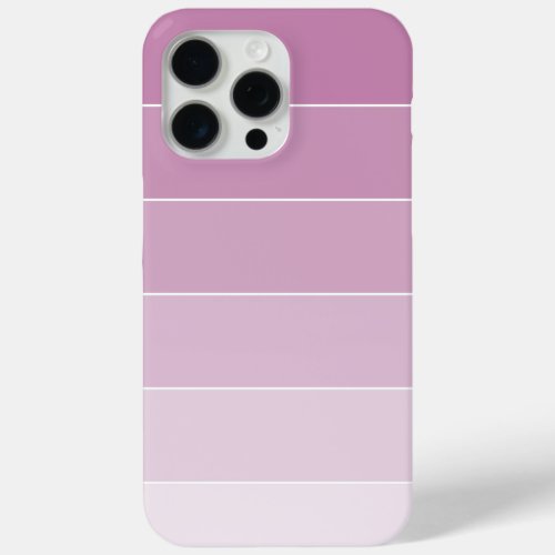 Violet Ombr Stripes iPhone 15 Pro Max Case