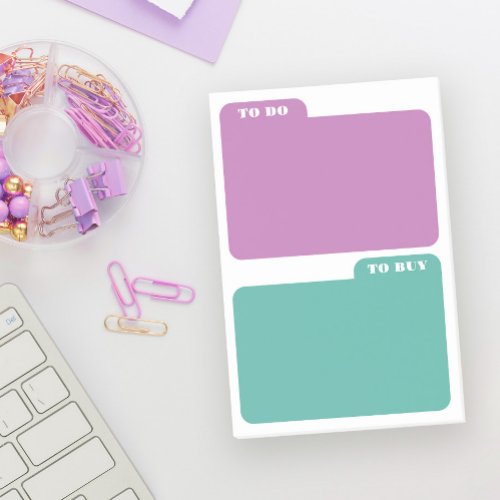 Violet  Opal Green To Do  To Buy Post_it Notes