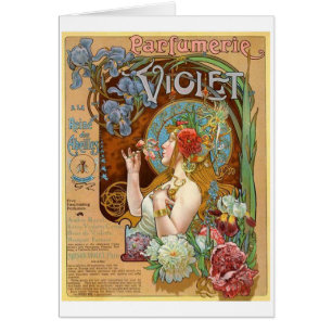 Violet Perfume Cards