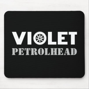 Violet Petrolhead Mouse Pad