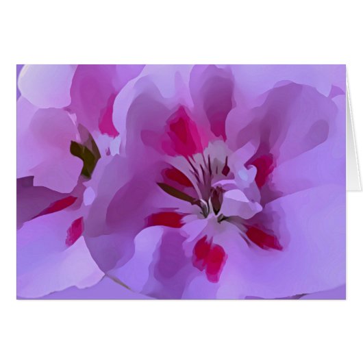 Violet Pink Abstract Hibiscus Flower (Front Horizontal)