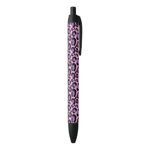 Violet Pink Cheetah Leopard Pattern Animal Lover Pen