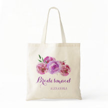 Violet plum purple bouquet wedding bridesmaid