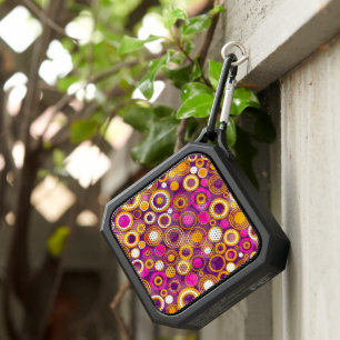 Violet Polka Dot Pattern Bluetooth Speaker