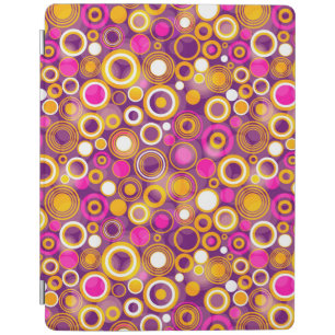 Violet Polka Dot Pattern iPad Smart Cover