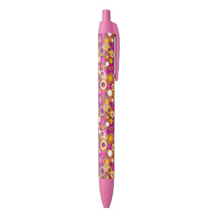 Violet Polka Dot Pattern Pen