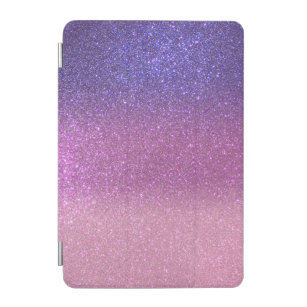 Violet Princess Blush Pink Triple Glitter iPad Mini Cover